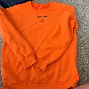 Lonely Ghost Orange Sweater